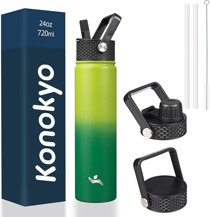 Konokyo 24 oz Insulated Stainless Steel Water Bottle by Konokyo