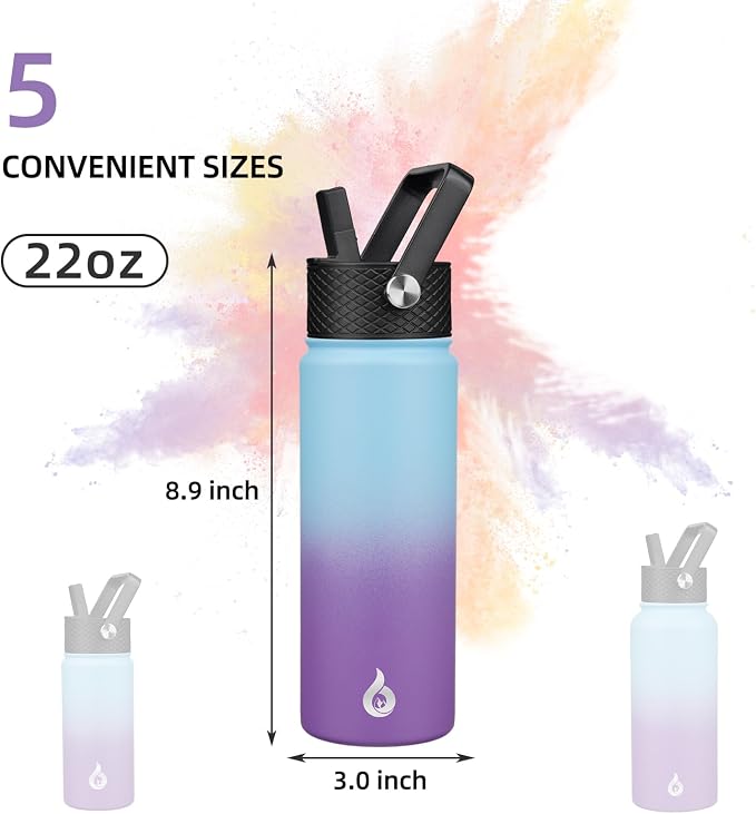 BJPKPK 22oz Insulated Water Bottle - Image 4