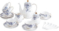 Ceramic Tea Set Vintage Floral, Teapot， Cup and Saucer Set, Sugar Bowl and by Unknown