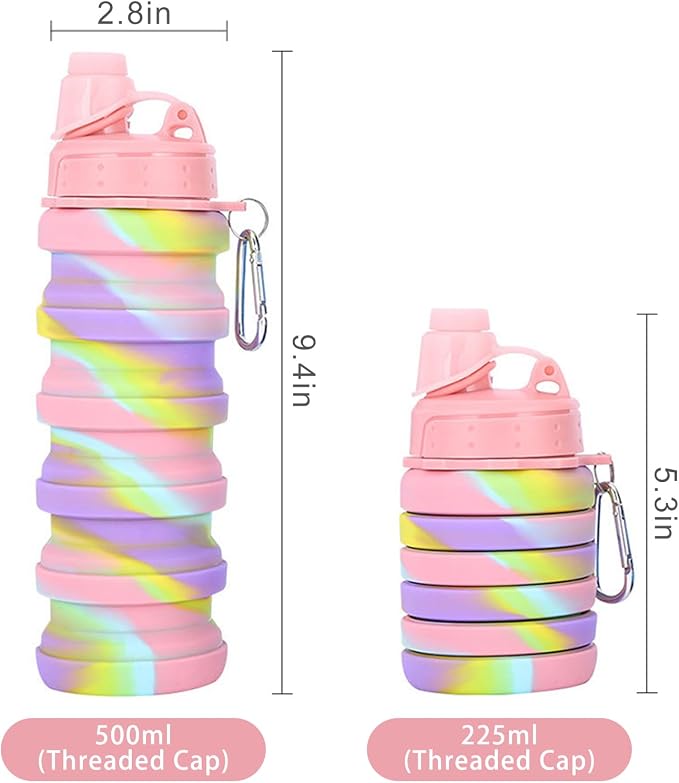Collapsible Water Bottles Travel water bottle Sports Portable Sport Water - Image 3