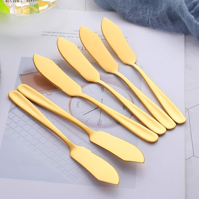 Stainless Steel Cheese Dessert Knives, Breakfast Butter Knife, Slicer Sandwich - Image 2