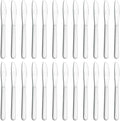 24 Pieces Dinner Knives Set, 8.1" Inches Table Knives Set, Durable Butter Knife by Funnydin