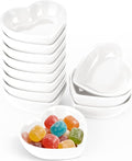 12PCS Heart Shaped Bowl Heart Bowl For Candy Lovers, Office Desk Decor, Home Snack Display, Valentine'S Day, Wedding Celebrations, Birthday Parties,Family Kitchen Use
