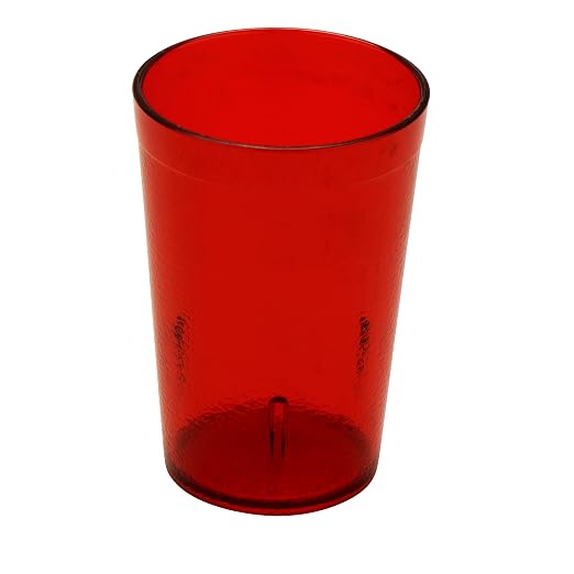 GET 32 oz Red Plastic Tumbler by GET