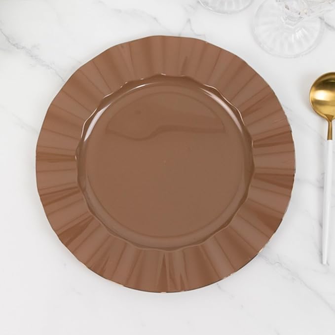Efavormart 10 Pack Hard Plastic Large Dinner Plates - Image 9