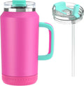 Hydraful 64 oz Tumbler with Handle and Straw by Hydraful