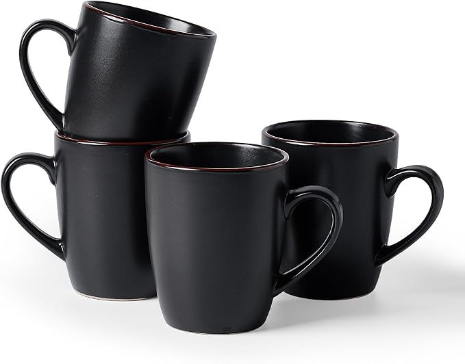 famiware Venus Coffee Mugs Set of 4, 13 oz Ceramic Stoneware Mug Cup Set | by Famiware