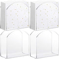 Patelai 4 Pack Crystal Acrylic Clear Napkin Holder by Patelai