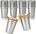 40 Pack 20 oz Aluminum Party Cups, Metal Cups Reusable Aluminum Drinking Cups by Unknown