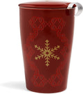 Tea Forte Double-Walled Ceramic Kati Cup, Warming Joy, 12 oz | Insulated Ceramic by TeaForte