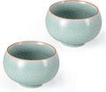 KAMMAK Japanese Tea Cups, 4.7 Oz Small Handmade Ceramic Teacups, Loose Leaf and by KAMMAK