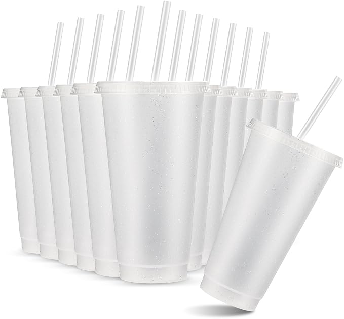 Amyhill 12 Pcs Reusable Glitter Cups by Amyhill