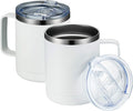 MEWAY 12oz Coffee Mug With Handle 2 Pack Bulk, Stainless Steel Insulated Travel by MEWAY