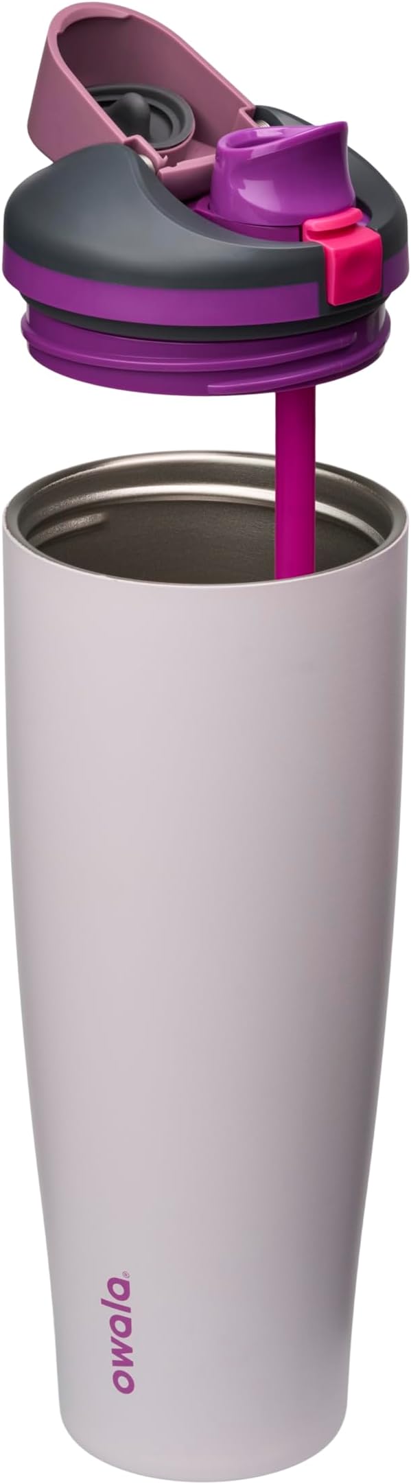 Owala FreeSip Tumbler Stainless Steel Water Bottle 40 oz Dreamy Field | - Image 2