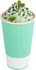 Restaurantware 16 Ounce Double Wall Disposable Coffee Cups, 500 Insulated Light by Restaurantware