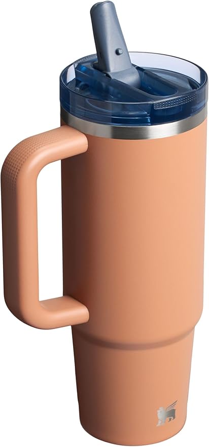 STANLEY Quencher ProTour Flipstraw Tumbler, 30 oz, Toast VRT | Built-In Straw & - Image 3