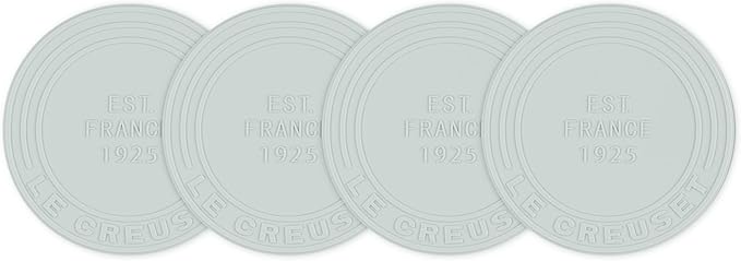 Le Creuset Silicone Coasters, Sea Salt by Unknown