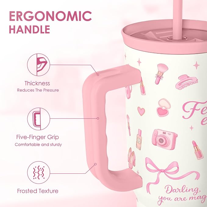SANDJEST Women's Things 40oz Tumbler - Image 3