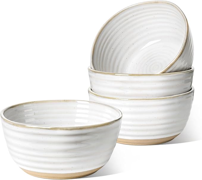 LE TAUCI Large Soup Bowl 42 oz, Ceramic Kitchen Bowl Set by LETAUCI
