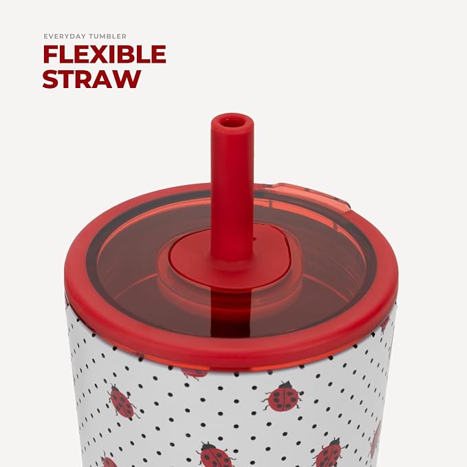 HydroJug Everyday Tumbler 14 oz, Ceramic-Lined Straw Cup - Image 4