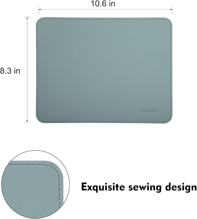 Double-Sided PU Leather & Cork Mouse Pad - Image 3