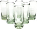 Clear 2 oz Tequila Shot Glasses (set of 6), Recycled Glass, Lead-free, Toxin-Free (Shot)