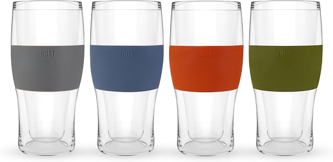 HOST Beer FREEZE Beer Glass Cups Set Drinking Glasses, Freezer Mugs - Image 10