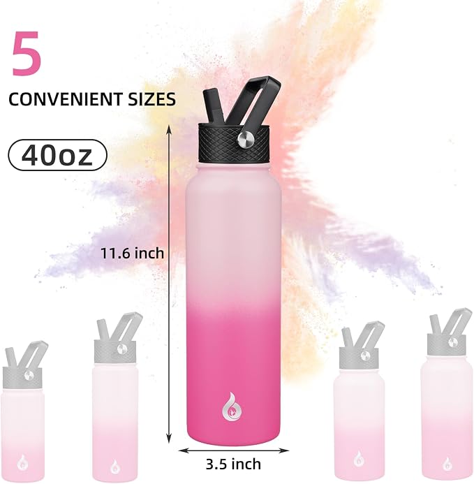 BJPKPK 40oz Insulated Water Bottle - Image 4