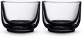 Fellow Pirch Cortado Cups 4.5 oz, Soda Lime Glass Smoke | Curved Interior by Unknown
