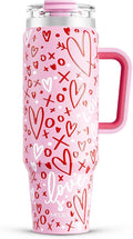 Meoky 40 oz Tumbler with Handle and Straw, Insulated Tumbler with Lid and Straw by MEOKY