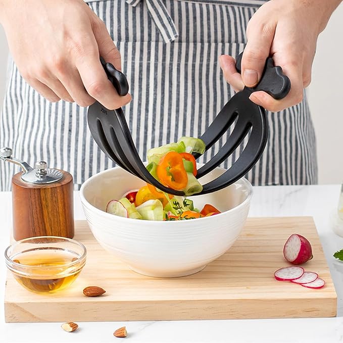 Salad Hands 2 Pack Plastic Salad Mixer Salad Servers Salad Claw - Image 4