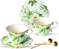 Vintage Floral Tea Cup and Saucer Set by Unknown