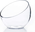 WGVI Clear Slant Cut Bowl Glass Vase, Glass Terrarium, Candy Dish, Slant Cut by WGVInternational-OpusGlassware