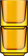 Terra Kaffe Marigold Picco Espresso Glasses - 3 oz by TerraKaffe