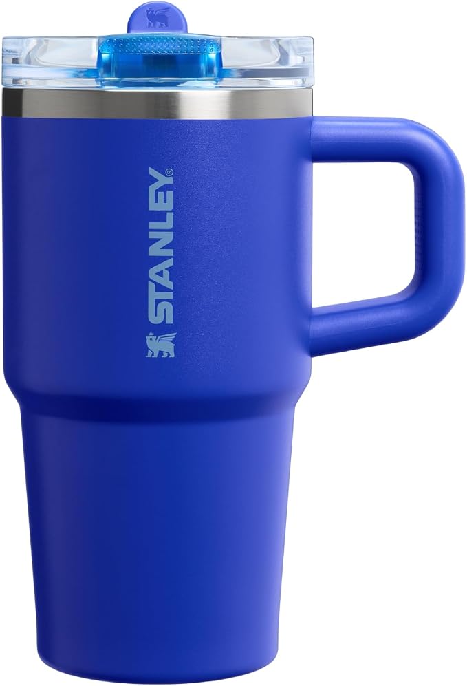 STANLEY Quencher ProTour Flipstraw Tumbler, 20 oz, Cobalt | Built-In Straw & by Unknown