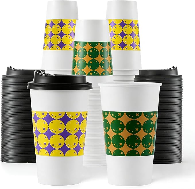 Tamone 48 PACK 16OZ Disposable Coffee Cups by InjectingCreativityandBeautyintoModernLife