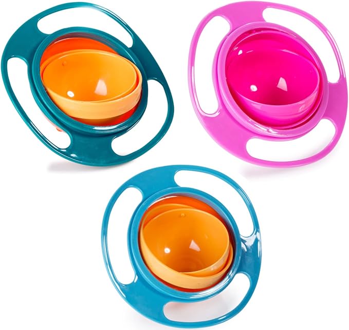 Berry President Magic Bowl 360 Degree Rotation Spill Resistant Gyro Bowl by BerryPresident