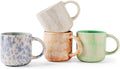 MONITO 12 OZ Coffee Mugs Set of 4, Modern Ceramic Coffee Mugs Set by MONITO