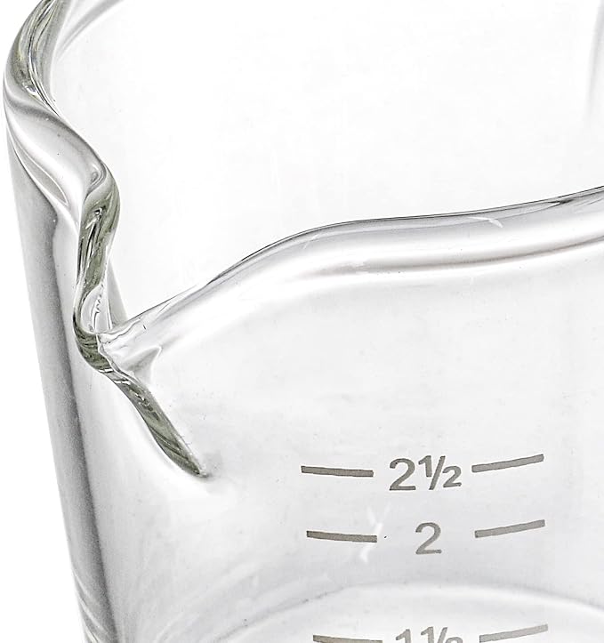 Hacaroa 4 Pack Double Spouts Measuring Cups Espresso Shot Glass - Image 4