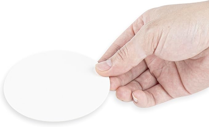 Restaurantware Paper Coasters 100 Pack of 3.5 Inch Disposable Beverage Coasters Absorbent for Hot and Cold Drinks White Coffee Cup Essentials for Table Decor, Kitchen, Home Patio or Living Room
