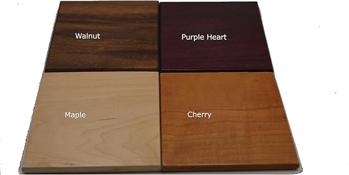 Personalized Wooden Coasters with Monogram, Wedding Date Engraved, Family Name- Choice of Wood (Wedding Couple)