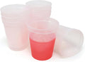 Rolling Sands 16 oz. Reusable Plastic Stadium Cups, 8 Pack, Made in USA by RollingSands