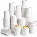 8 oz Paper Coffee Cups, 300 Pack Bulk White Disposable Paper Cups by Unknown