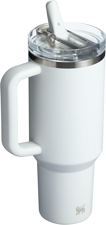 STANLEY Quencher ProTour Flipstraw Tumbler, 40 oz, Frost | Built-In Straw & - Image 3