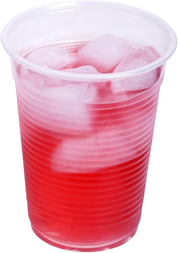 TashiBox 7 oz Clear Plastic Disposable Cold Drink Party Cups - Image 2