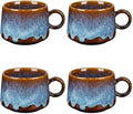 Japanese Tea Cups Set of 4pcs, 7oz Elegant Ceramic Matcha Cups by Unknown