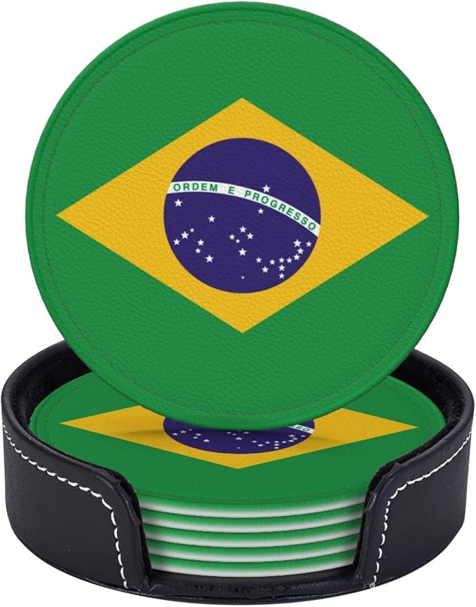 Brazilian Flag Coasters for Drinks - Image 6