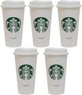 Starbucks Set of 5 16oz Reusable Hot Cups by Unknown