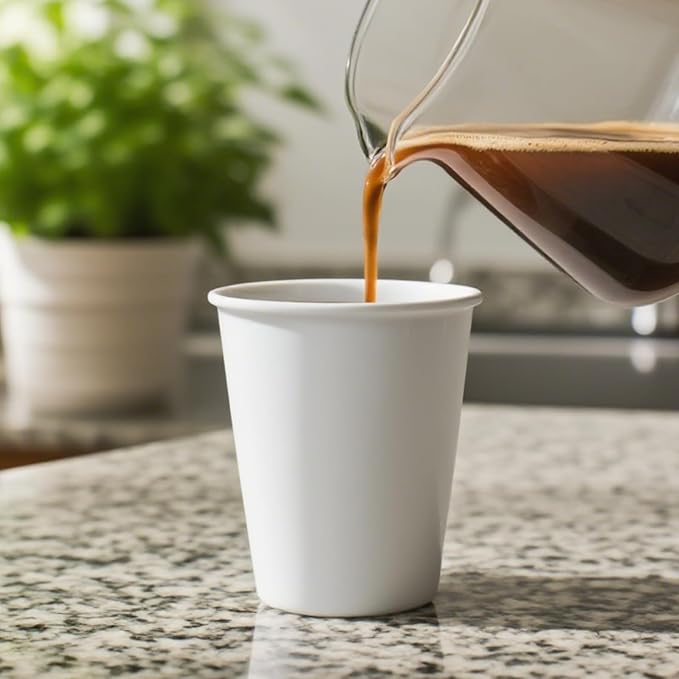 Coffee Cups, Disposable Cups for Hot and Cold, Disposable Coffee Cups for - Image 6