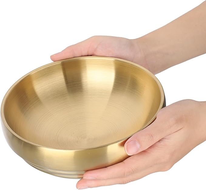 Key Bowl for Entryway Table Decorative Key Dish for Organizing Tabletop Catch All Bowl Gold Fruit Bowls for Kitchen Counter, Coffee Table,7.4 Inches